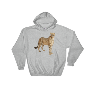Cheetah Print Hooded Sweatshirt