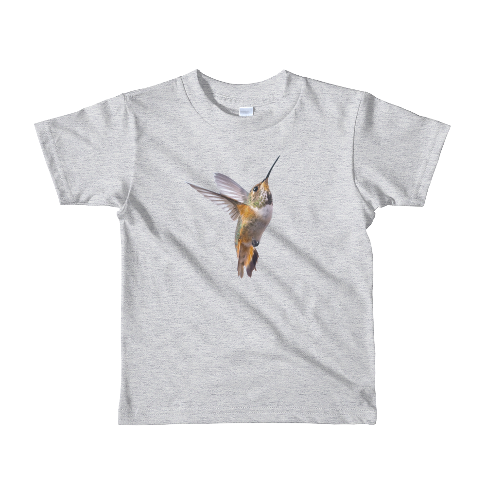 Hummingbird Print Short sleeve kids t-shirt