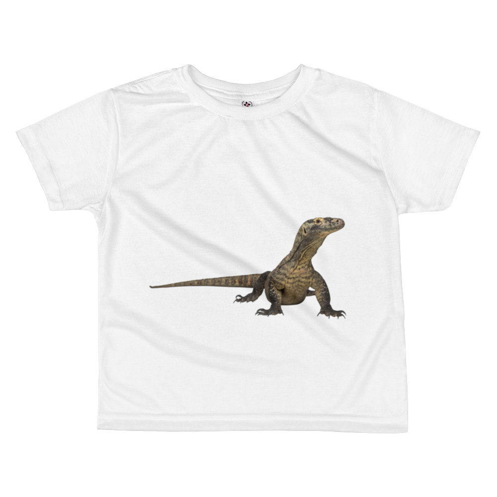 Komodo-Dragon Print All-over kids sublimation T-shirt
