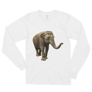 Indian-Elephant Print Long sleeve t-shirt (unisex)