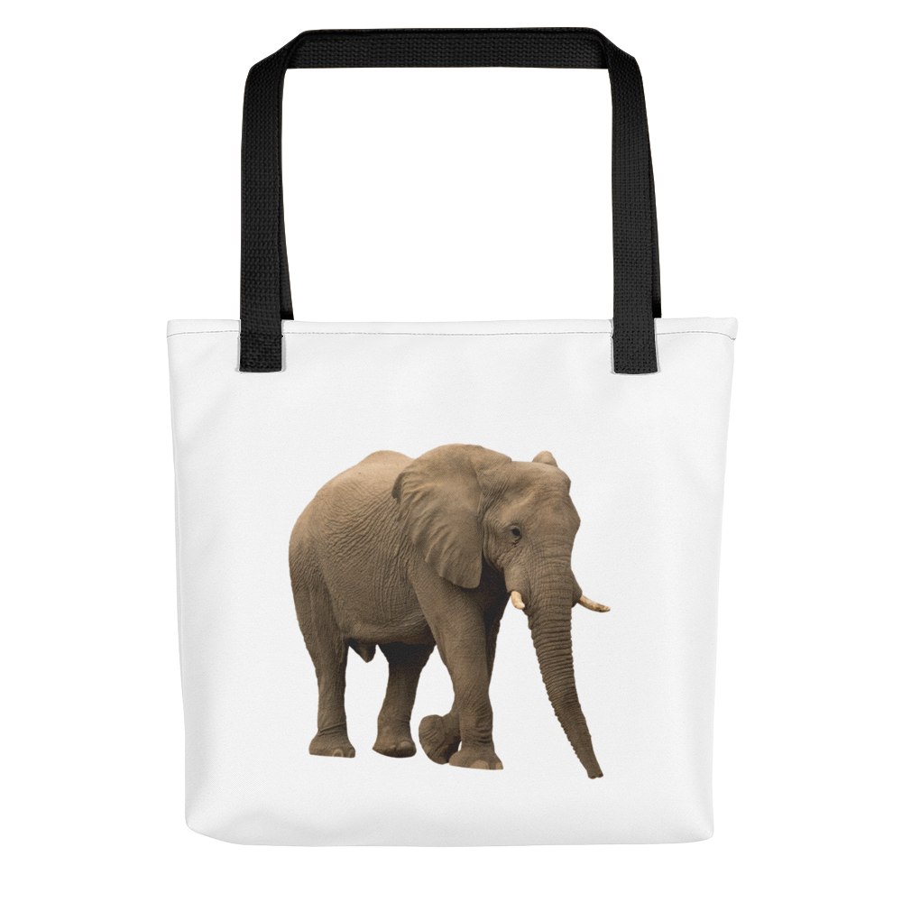 African-Forrest-Elephant Print Tote bag