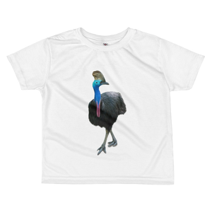 Cassowary Print All-over kids sublimation T-shirt