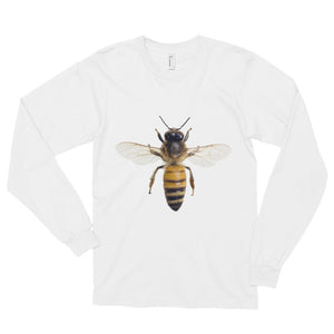Honey-Bee Print Long sleeve t-shirt (unisex)