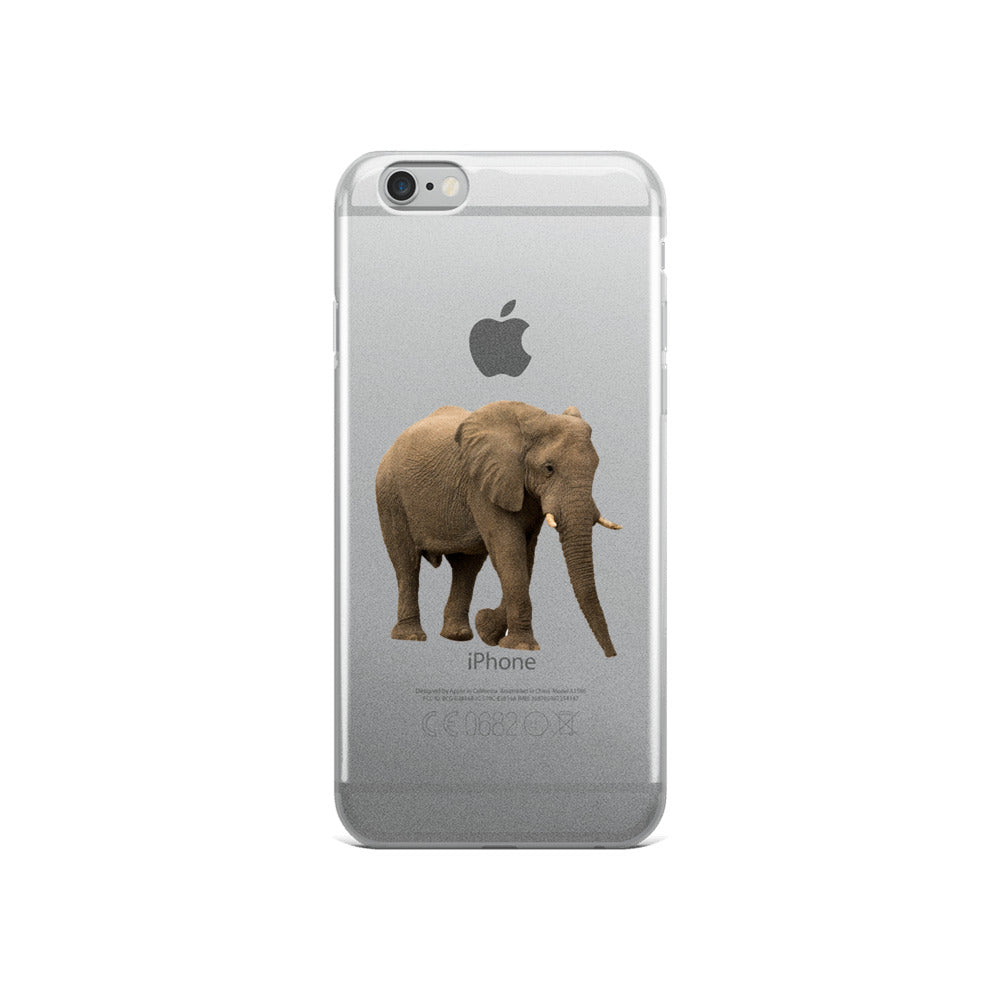 African-Forrest-Elephant Print iPhone Case