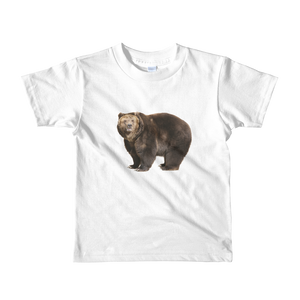 Brown-Bear- Print Short sleeve kids t-shirt