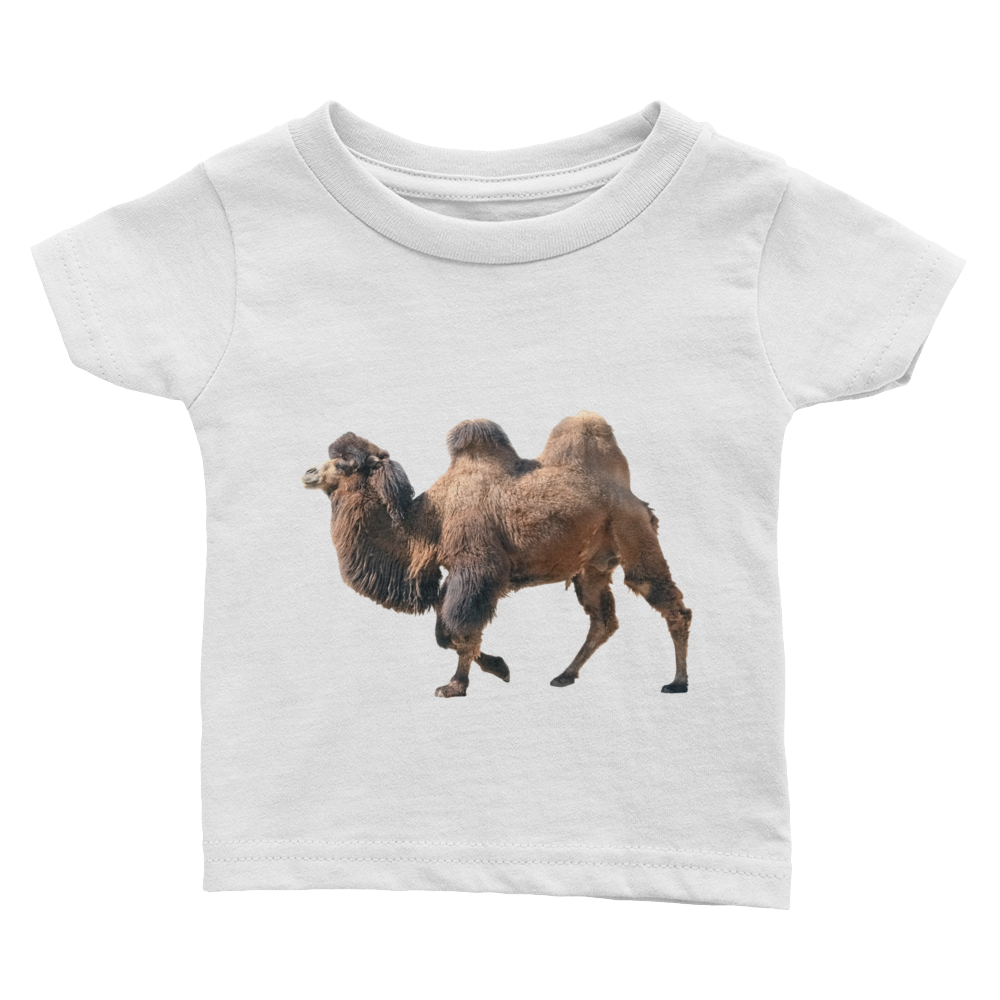 Bactrian-Camel Print Infant Tee